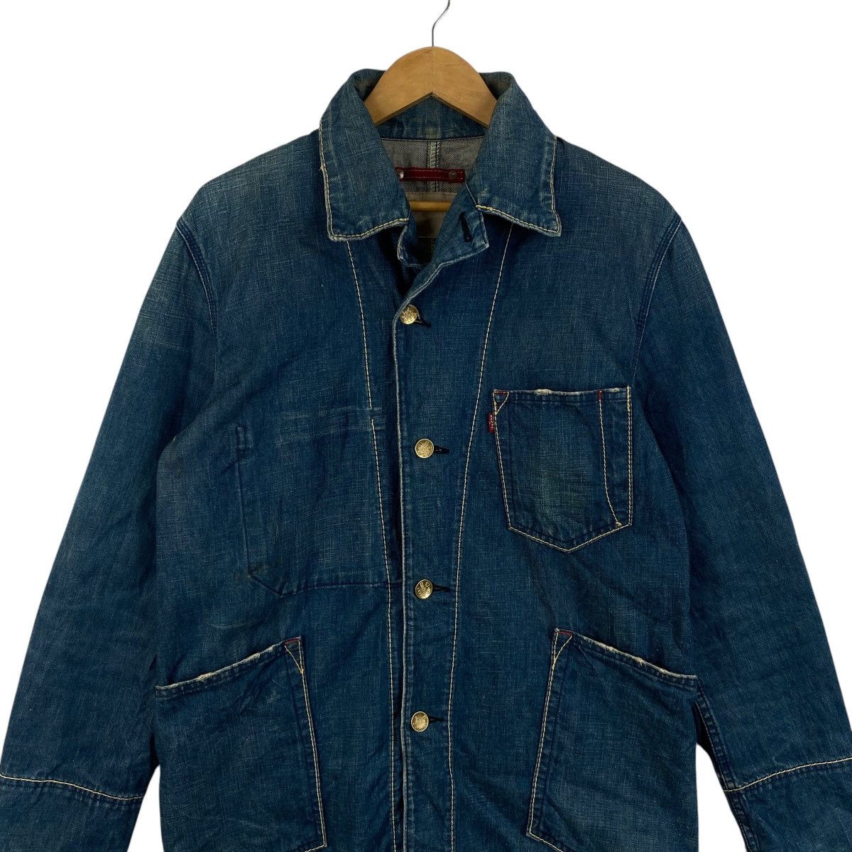 Levi's Vintage LEVI’S STRAUSS Redloop Workwear Casual Jeans Jacket Size US L / EU 52-54 / 3 - 5 Thumbnail