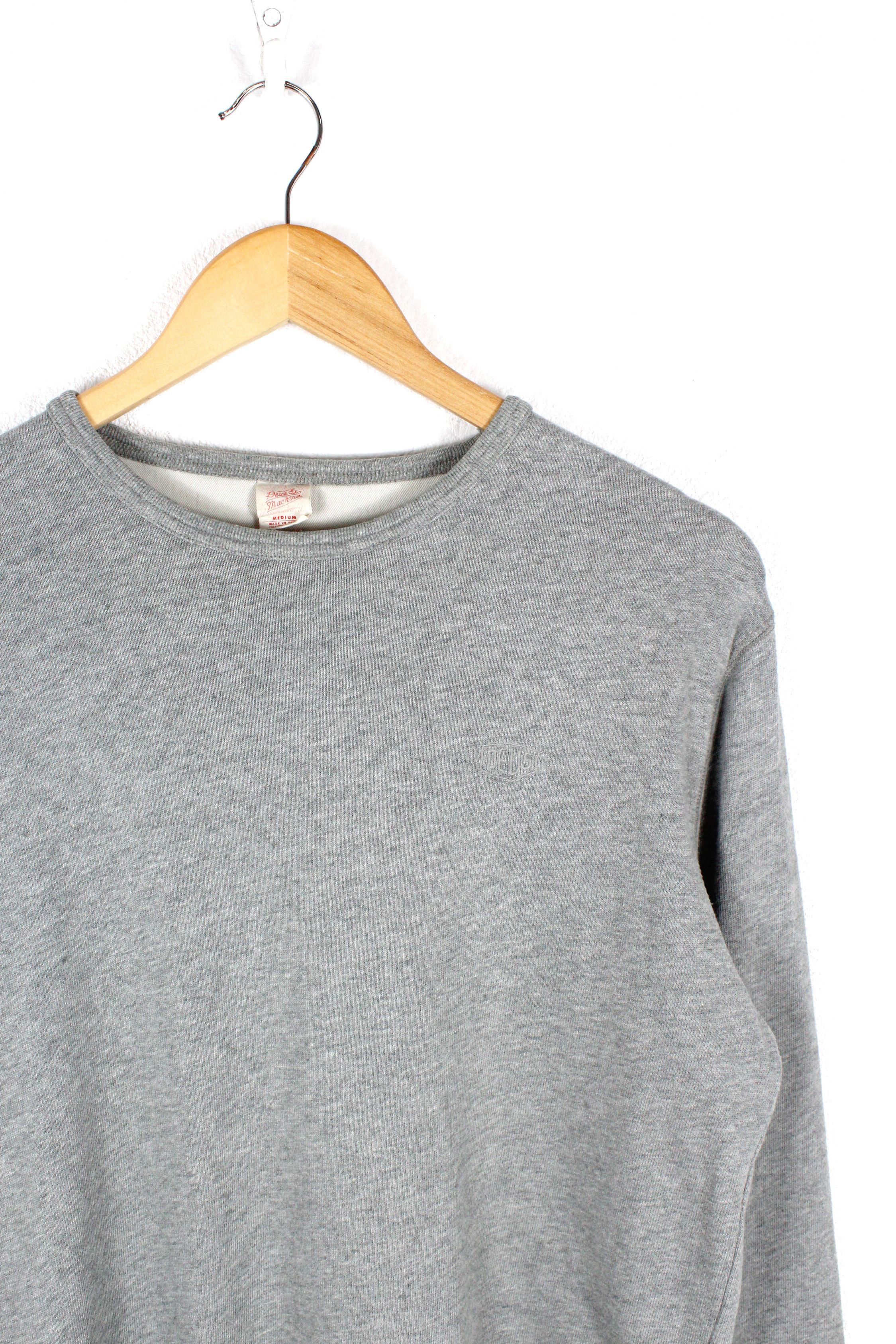 Deus Ex Machina Deus Ex Machina Logo Gray Jersey Cotton LS Tee T-shirt Size US M / EU 48-50 / 2 - 2 Thumbnail