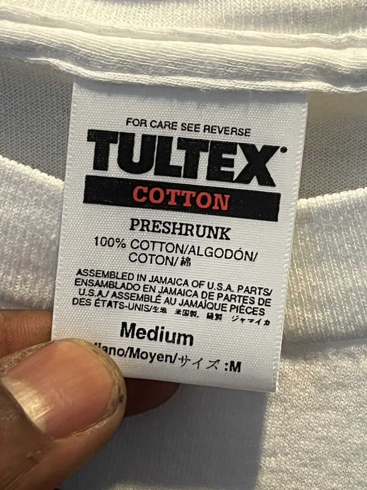 Tultex × Vintage 90s Hockey Tee Size US M / EU 48-50 / 2 - 5 Thumbnail