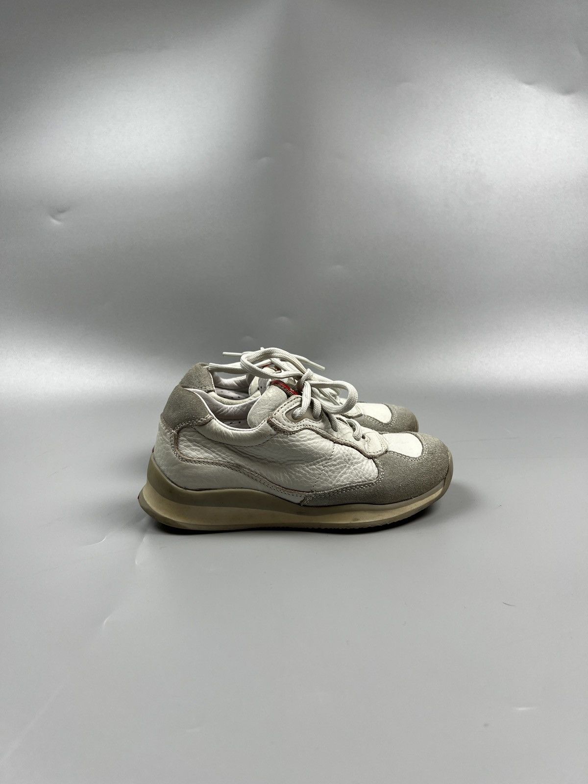 Prada × Vintage Kid's Vintage Prada Leather Sneakers (Y0644) Size US 5 / EU 37 - 1 Thumbnail