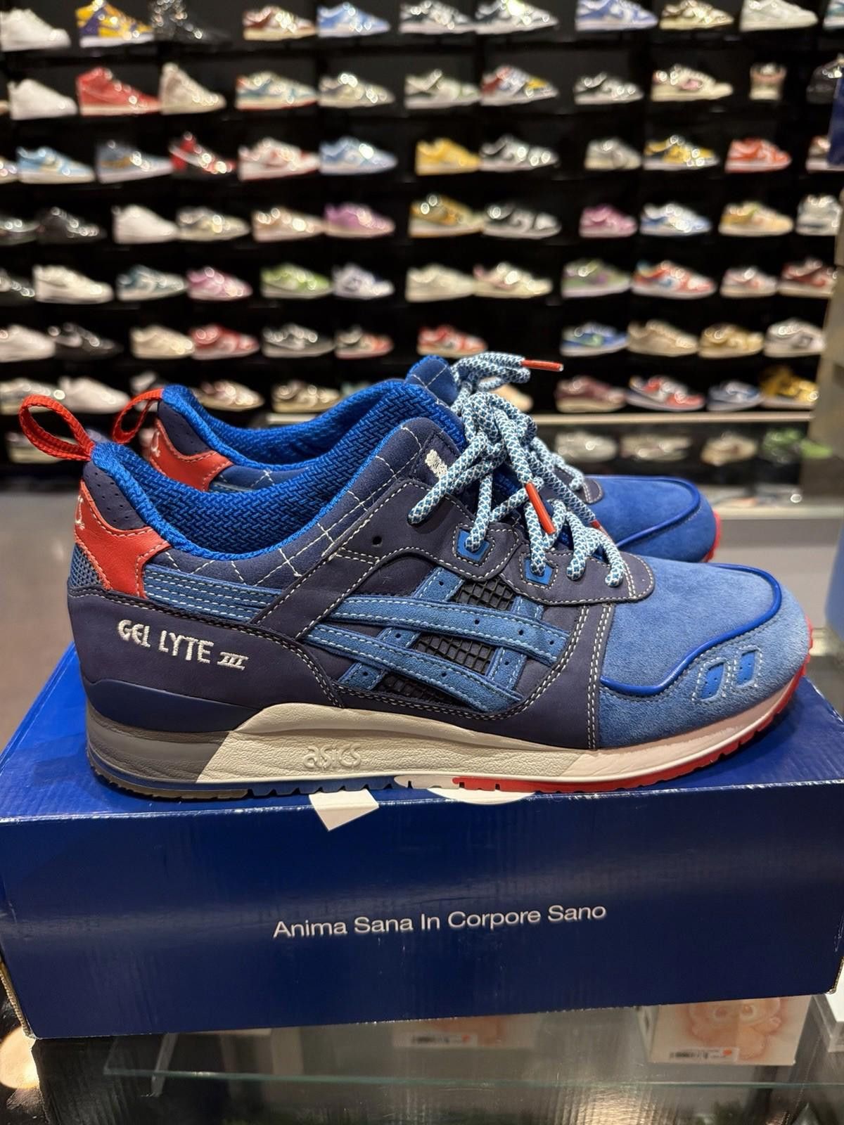 Asics ASICS Gel Lute 3 Mita Anniversary Size 12 Blue Authentic Size US 12 / EU 45 - 1 Thumbnail