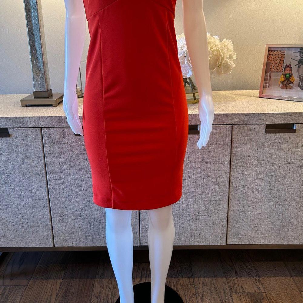 Designer Alex Marie "Tara" Keyhole Pencil Sheath Dress Size M / US 6-8 / IT 42-44 - 4 Thumbnail