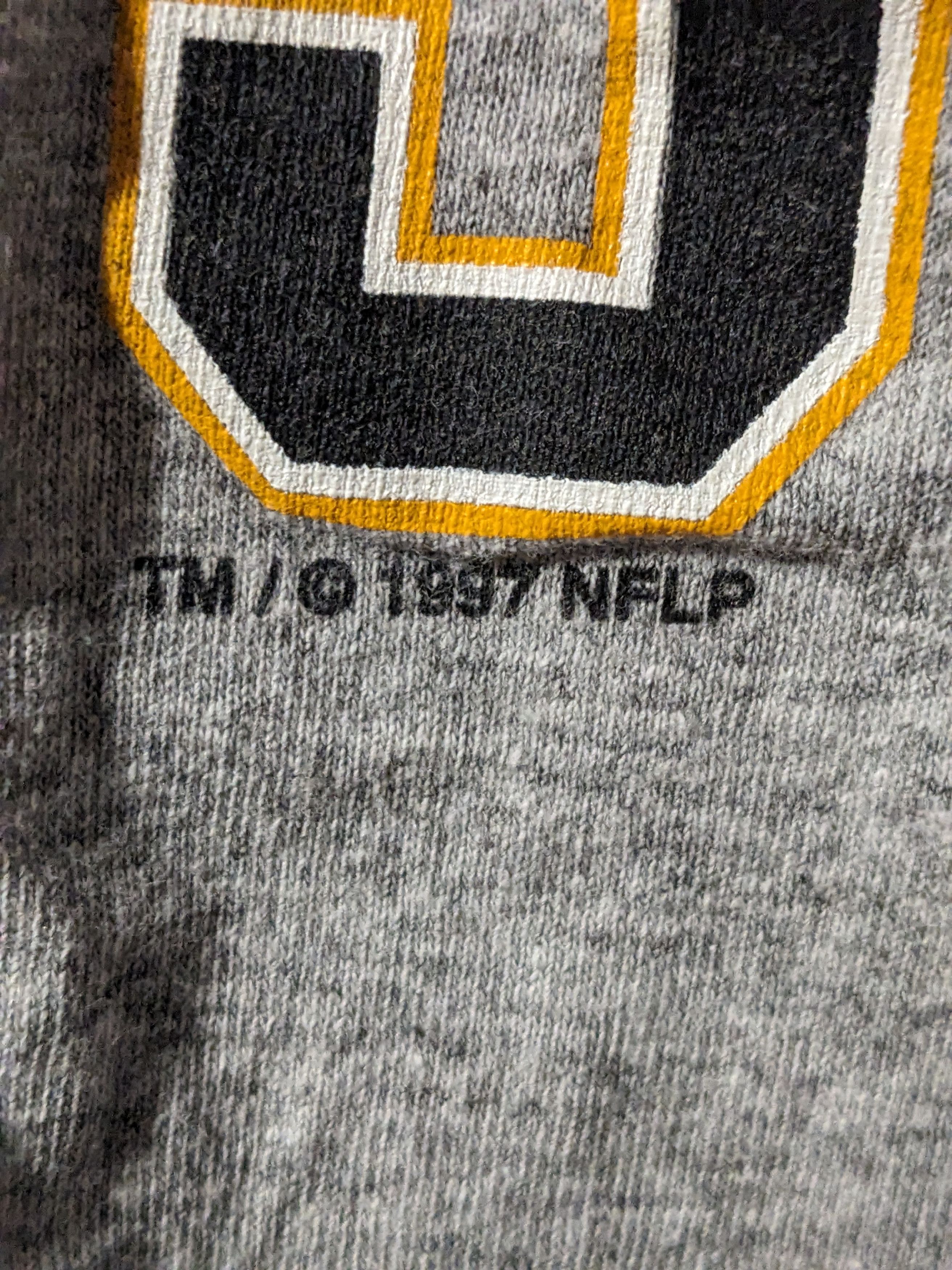 NFL × Vintage Vintage 1997 Pittsburgh Steelers NFL Football Sports T-Shirt Size US XL / EU 56 / 4 - 3 Thumbnail