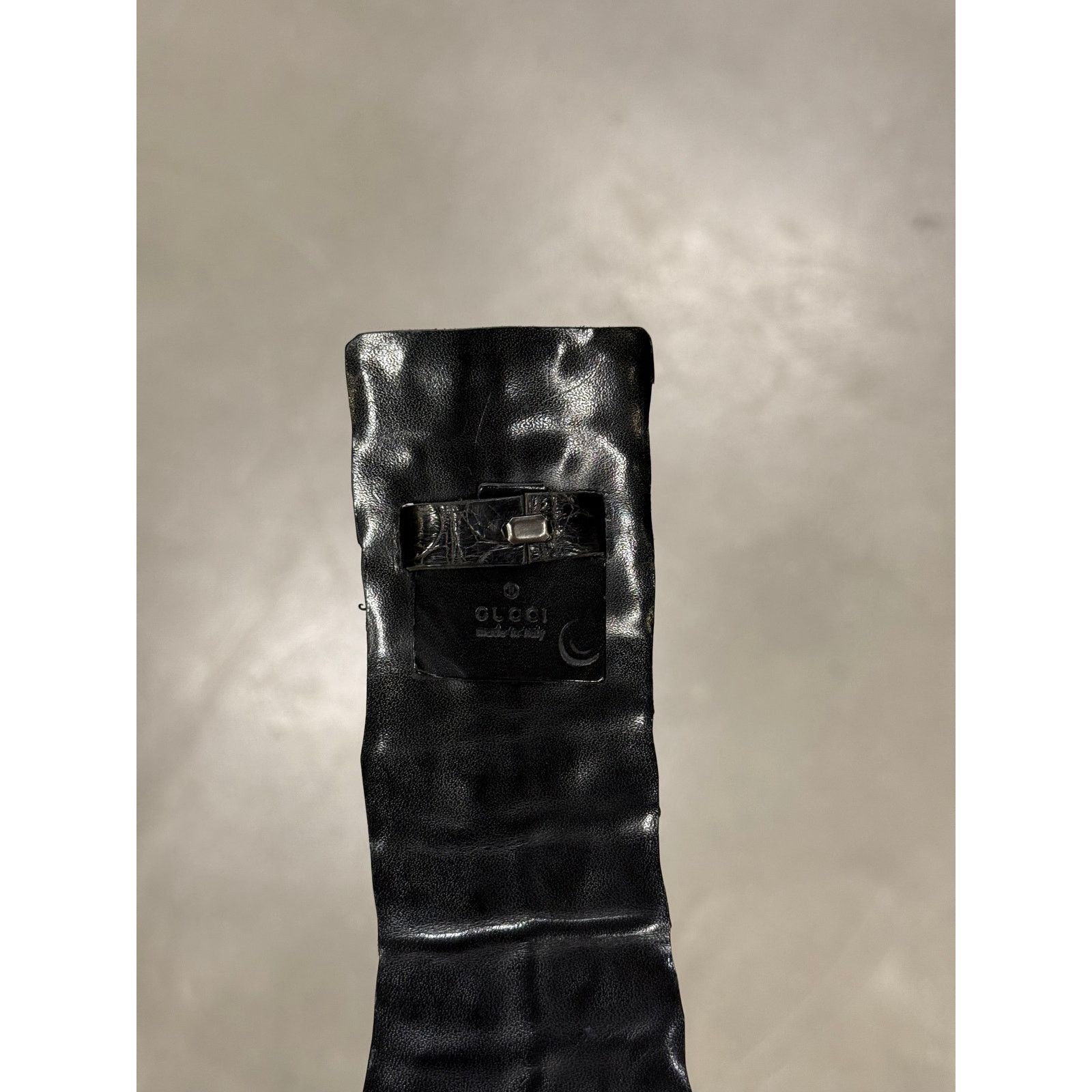Gucci A/W2002 Gucci by Tom Ford real crocodile belt Size ONE SIZE - 8 Thumbnail