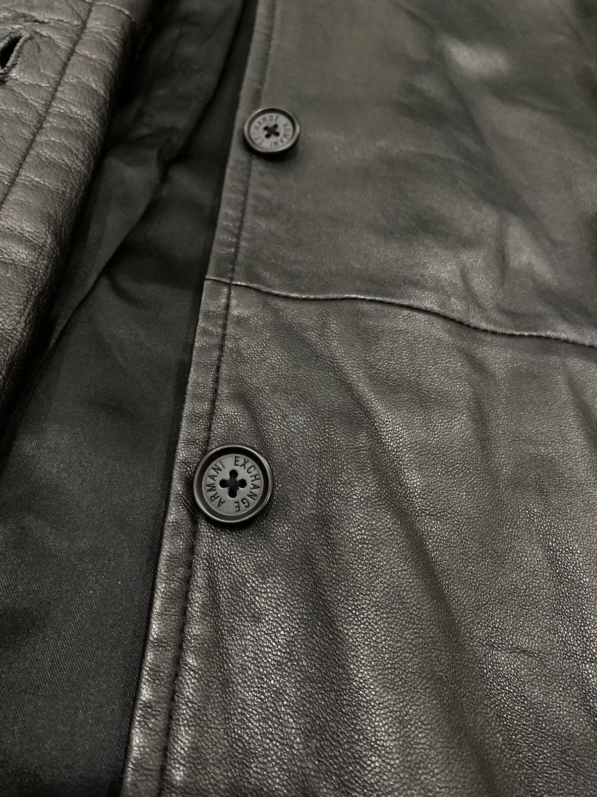 Armani Exchange Leather jacket armani exchange Size S / US 4 / IT 40 - 5 Thumbnail