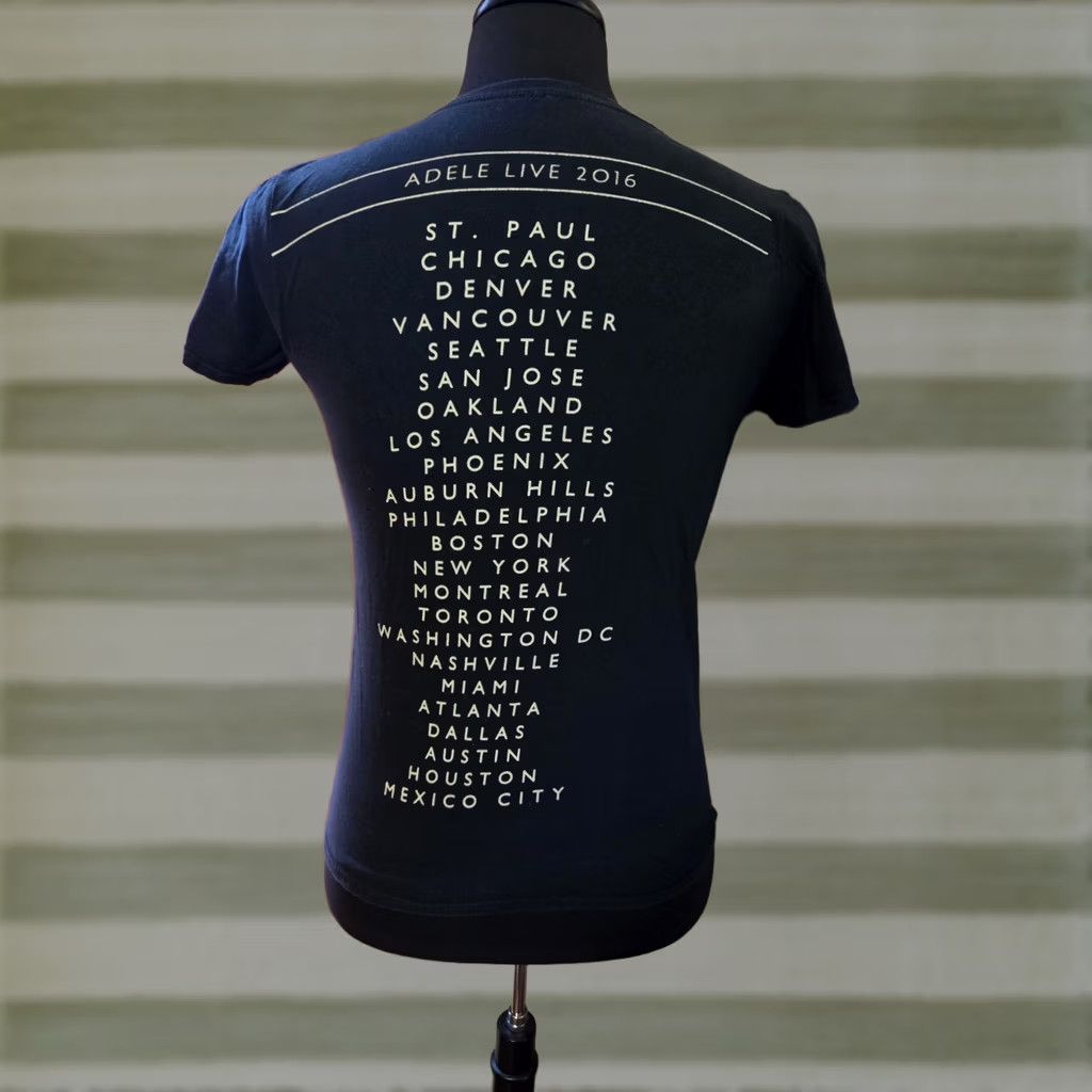 Olive Adele Live 2016 Concert Tour Black Short Sleeve T Shirt Size S Mens Size US S / EU 44-46 / 1 - 1 Thumbnail