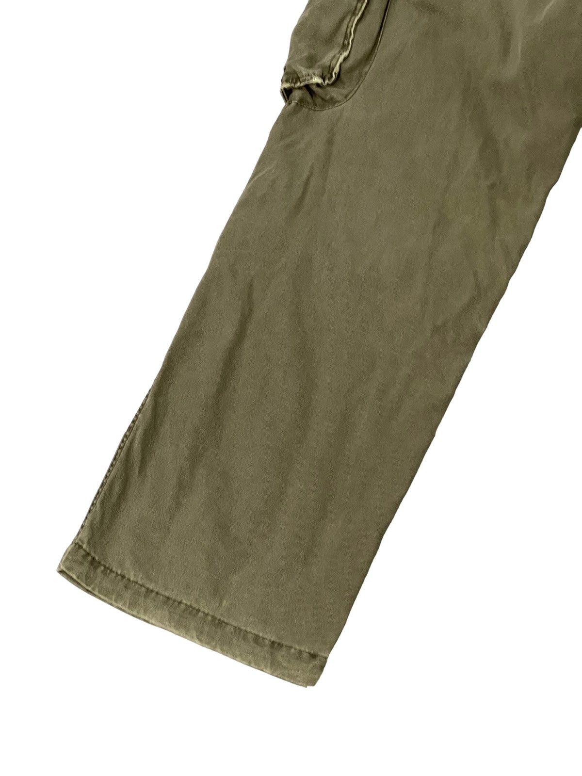 Japanese Brand Wide Cargo Sunny Cloud Cotton Canvas Military 7🟦2 Size US 31 - 14 Thumbnail