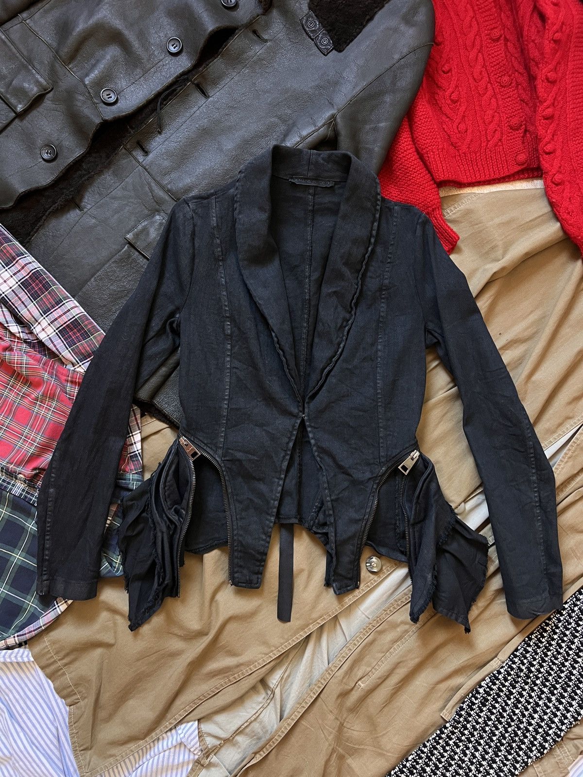 La Haine Inside Us La Heine Inside Us 4B Melodic Avant Garde Jacket Rick Owens Size XS / US 0-2 / IT 36-38 - 3 Thumbnail