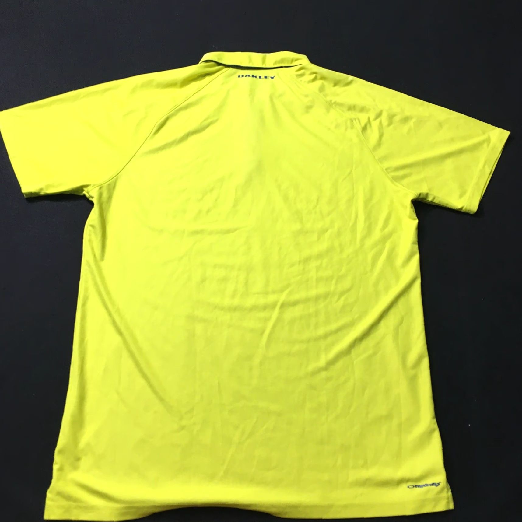 Oakley Oakley Polo Shirt Men's XL Yellow Golf Performance Stretch Logo Sports Golf Shirt XL Mens Yellow Oakley Logo Polo Size US XL / EU 56 / 4 - 7 Thumbnail