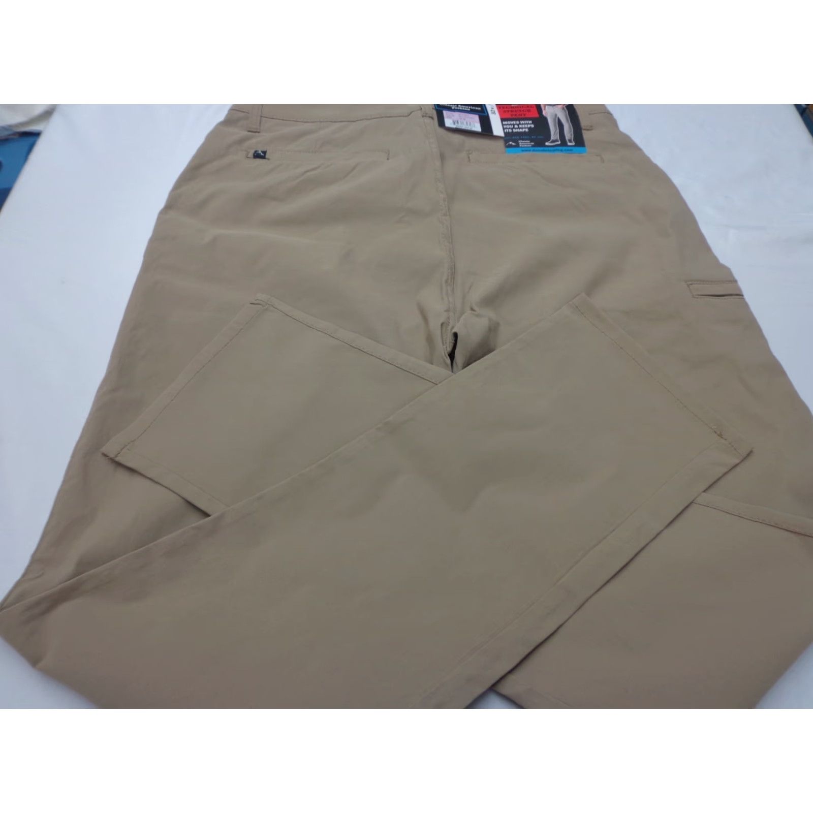 Vintage Denali Technical Stretch Pants Men 32/32 Beige Side Zippered Media Pocket NWT Size US 32 / EU 48 - 6 Thumbnail