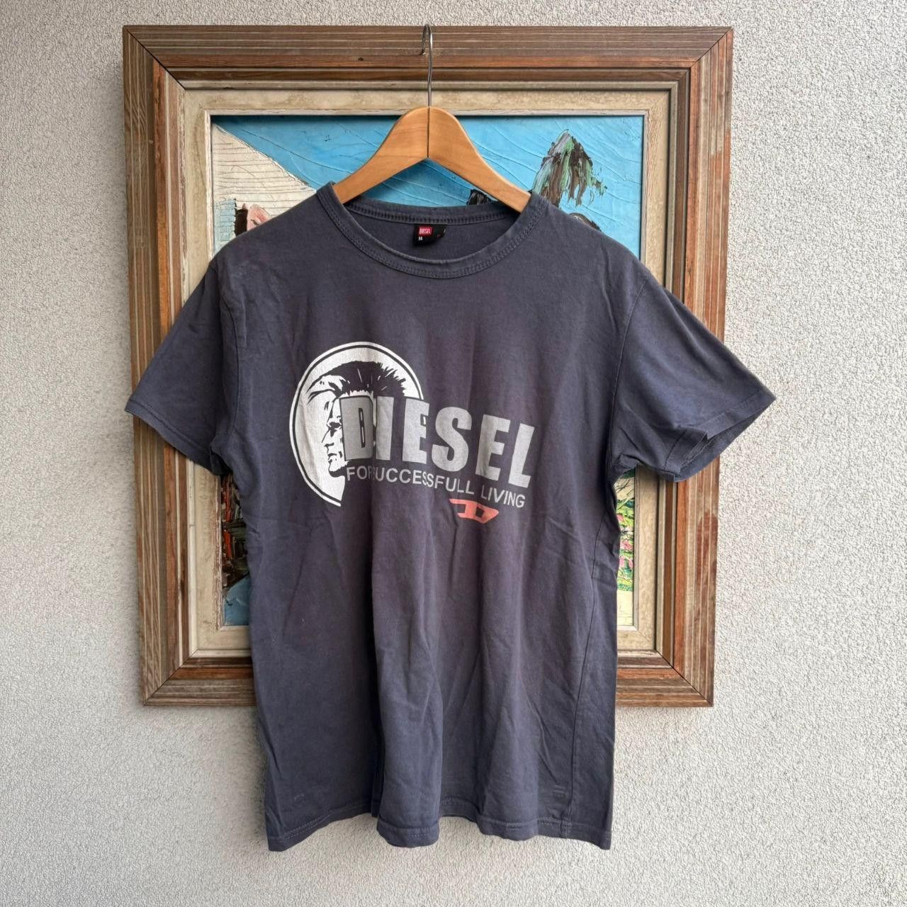 Diesel Diesel Vintage 90s T shirt Tee Graphic Opium Size US L / EU 52-54 / 3 - 1 Thumbnail