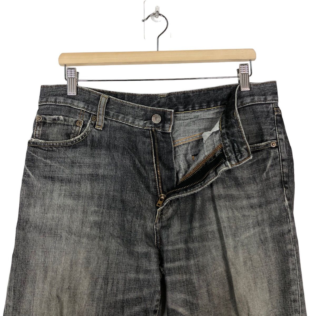 Japanese Brand 🔥90’s Vintage Denim Jeans Uniqlo Japan S-002 Issey Miyake Size US 34 / EU 50 - 10 Thumbnail