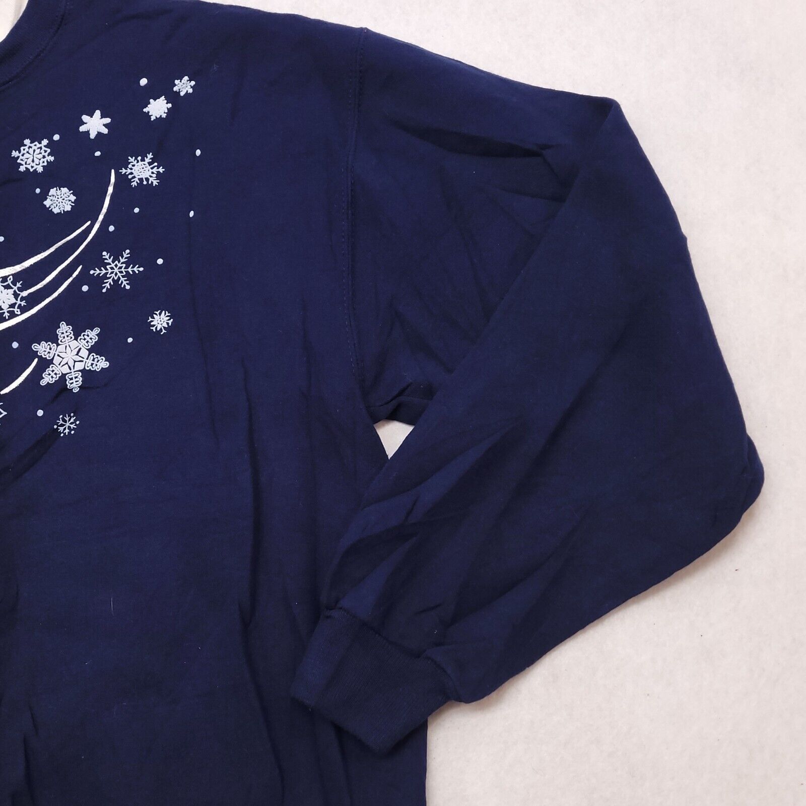 Jerzees Jerzees Casual Sweatshirt Womens Size Medium M Blue White Size M / US 6-8 / IT 42-44 - 6 Thumbnail