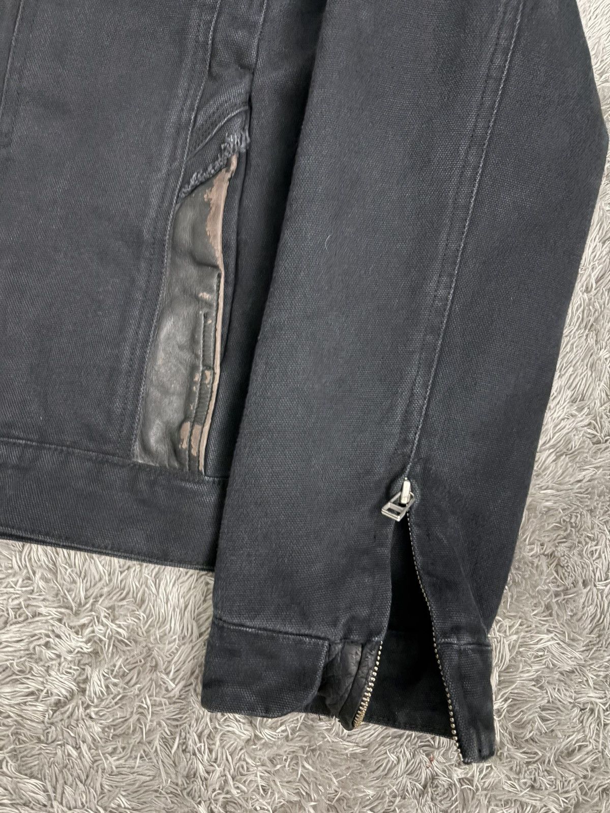 XLIM XLIM LEATHER DENIM TRUCKER Size US M / EU 48-50 / 2 - 2 Thumbnail