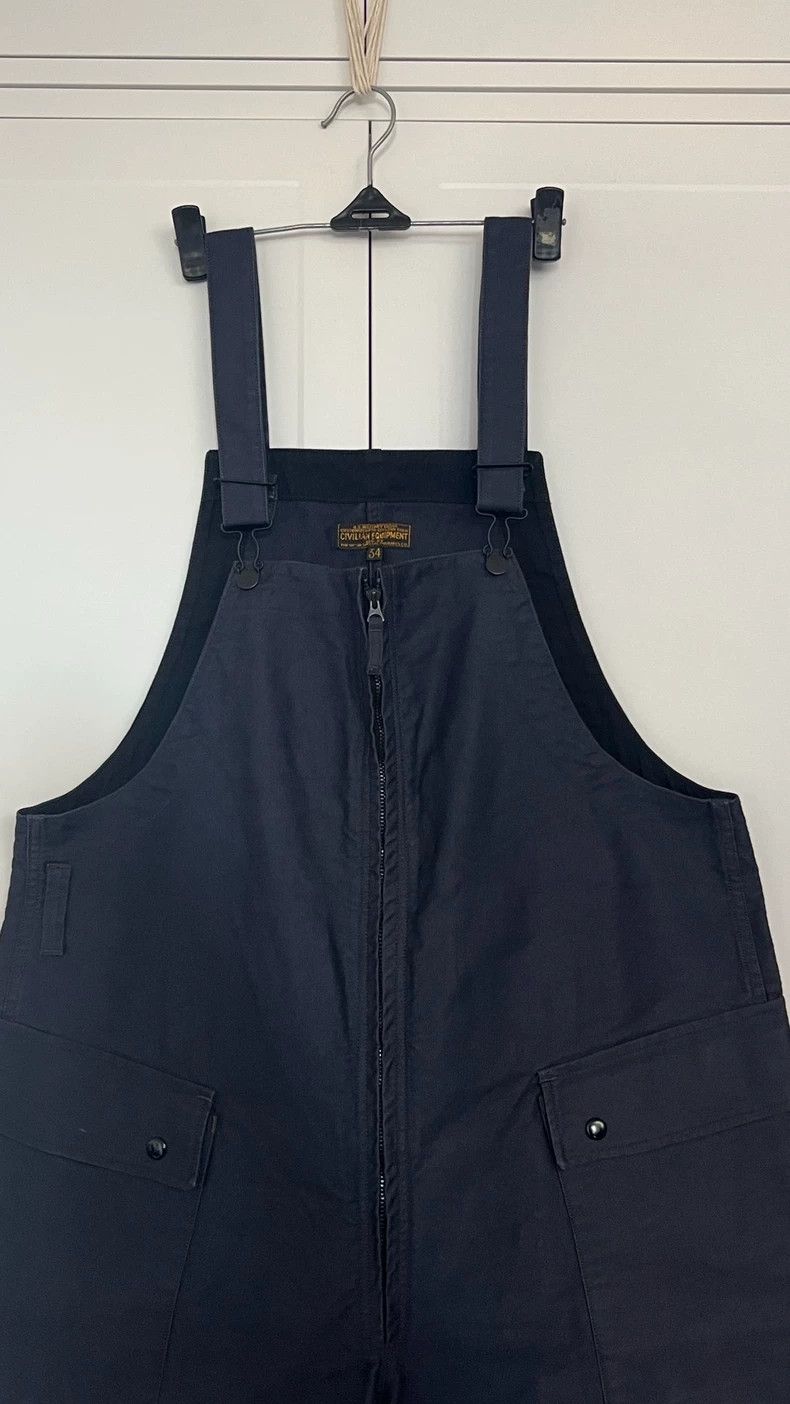 Freewheelers FREEWHEELERSDark blue N1 fabric fly suspenders pants 2503-N Size US 34 / EU 50 - 3 Thumbnail
