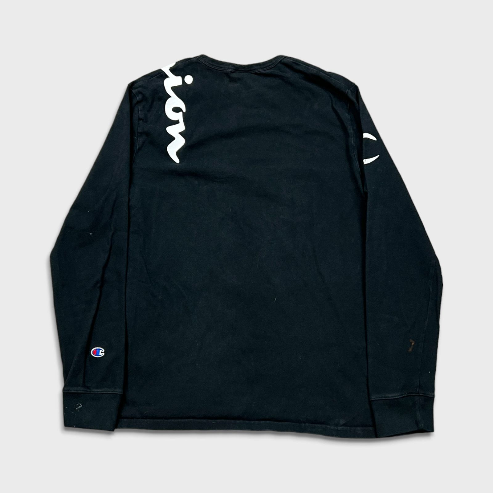 Champion × Vintage Champion Shirt Script Spell Out Logo Classic Long Sleeve Tee Size US L / EU 52-54 / 3 - 4 Thumbnail