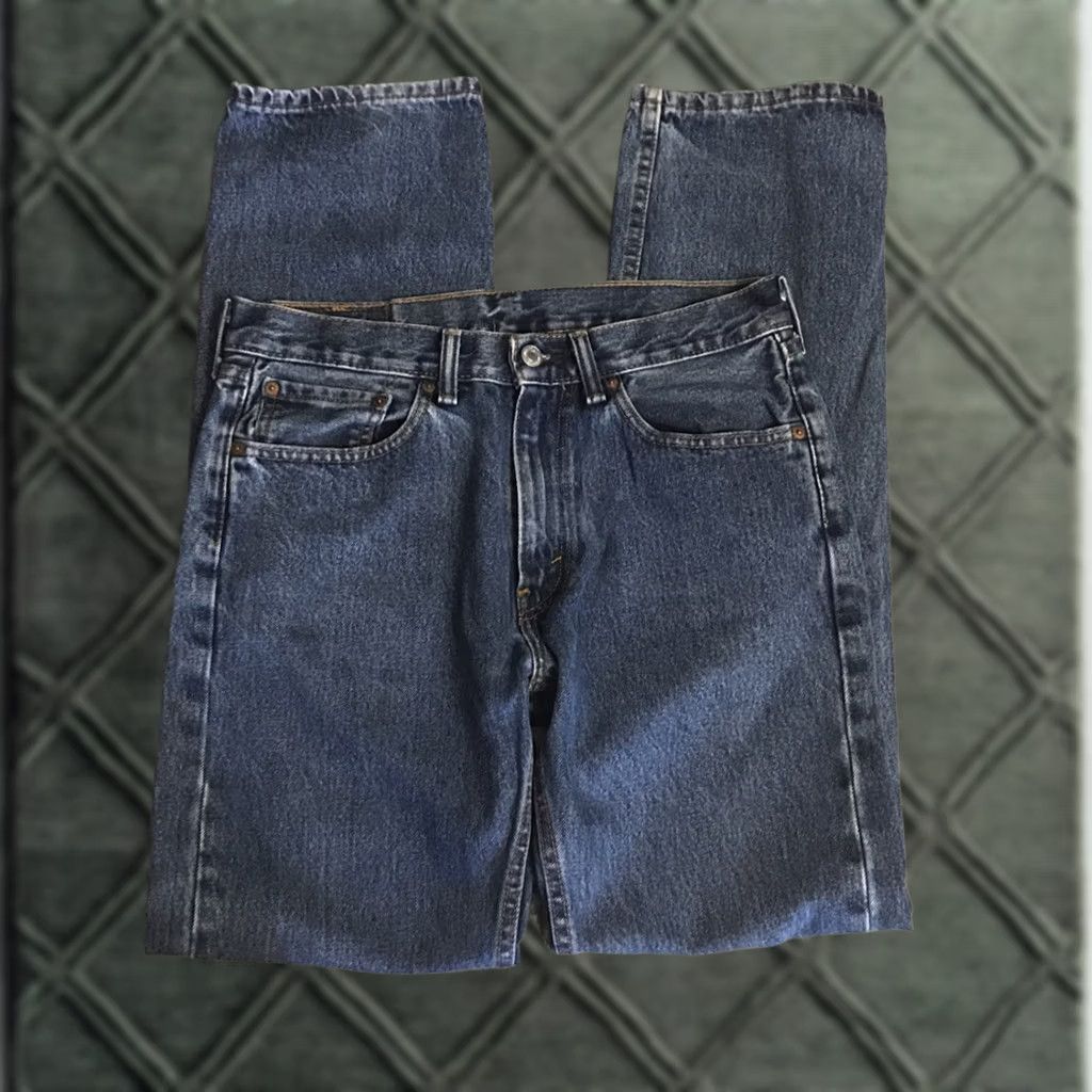 Levi's VINTAGE Levi's 505 Denim Jeans Sz 31 x 34 Blue Straight Men's Jeans 505 USA Size US 31 - 1 Thumbnail