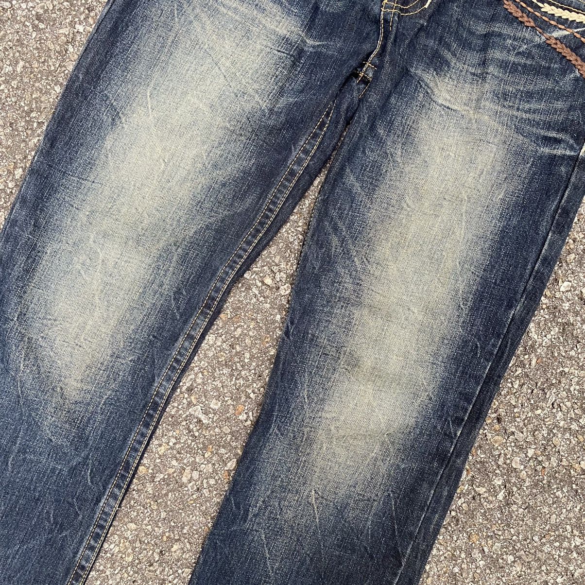 Hysteric Glamour Skull Affliction Style Cloud72 Jeans Clawmark Faded Denim Size US 32 / EU 48 - 6 Thumbnail