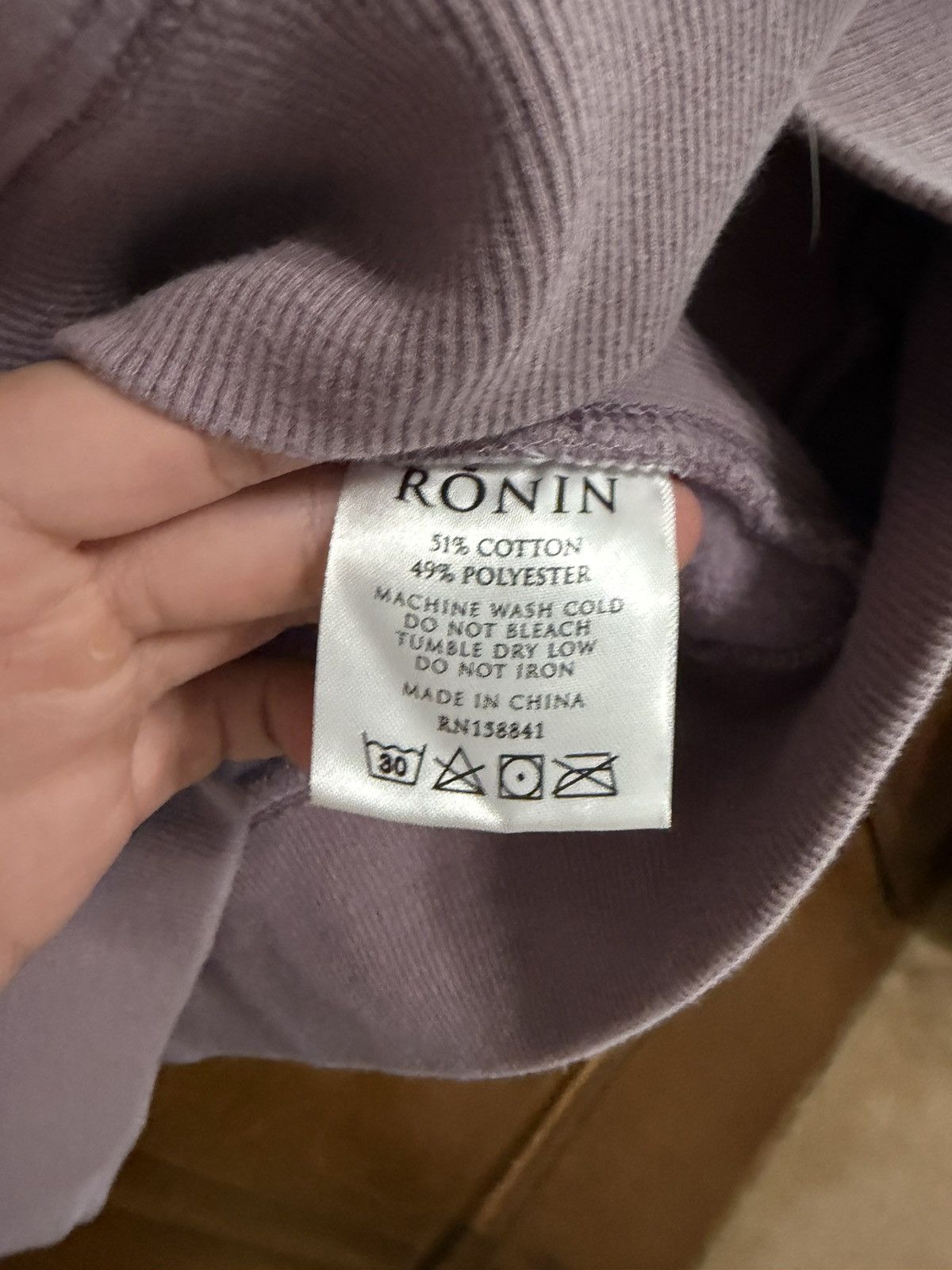 Ronin Division Ronin Flower Hoodie Purple M Size US M / EU 48-50 / 2 - 5 Thumbnail