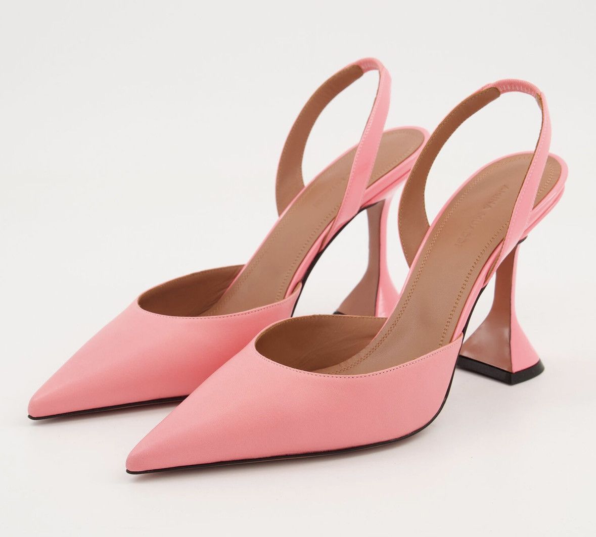 Amina Muaddi Begum slingback leather Size US 7.5 / IT 37.5 - 1 Thumbnail