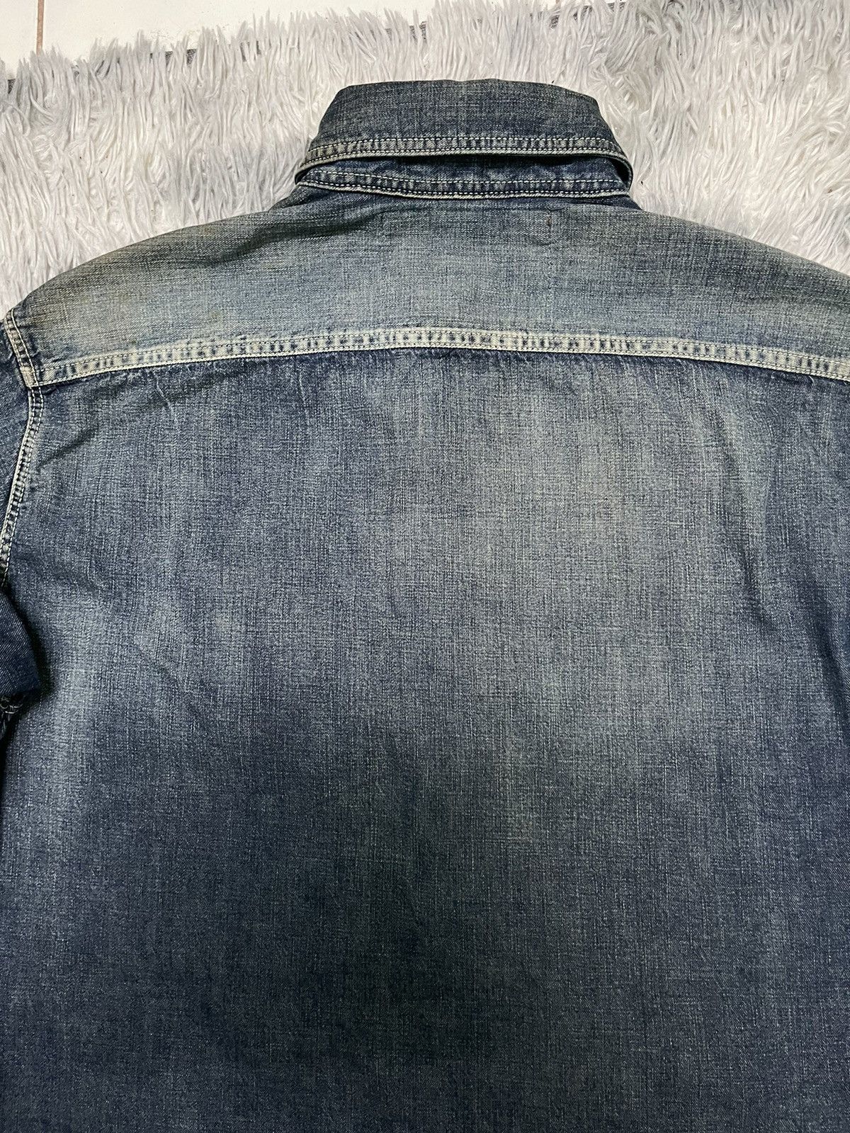 Yohji Yamamoto 90s YOHJI YAMAMOTO DENIM BUTTON UP RARE Size US L / EU 52-54 / 3 - 17 Thumbnail