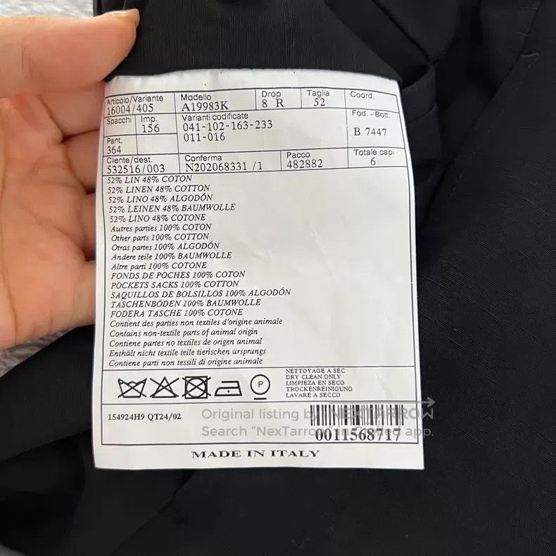 Hermes Hermes Black Slacks Size 52R - 5 Thumbnail