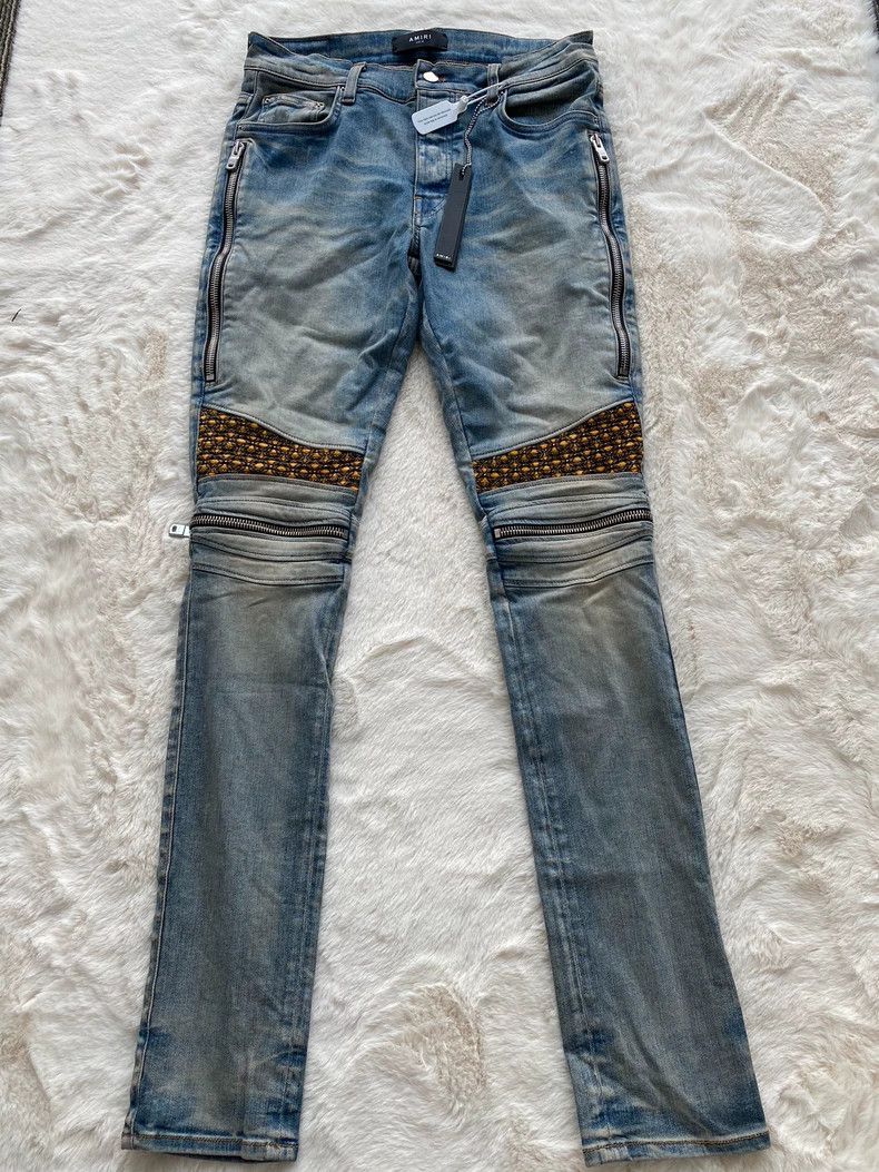 Amiri Amiri Washed blue mx2 jeans 2501-Nextarrow Size US 32 / EU 48 - 1 Thumbnail