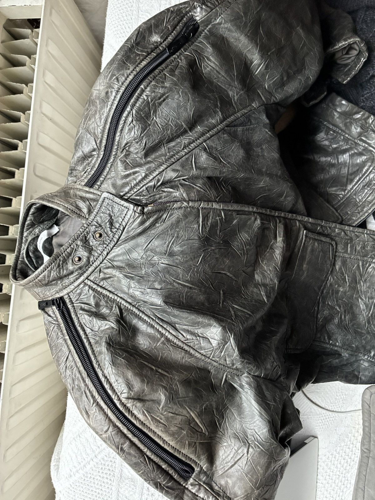 Yves Saint Laurent Yves Saint Laurent leather jacket X Stefano Pilati Size US M / EU 48-50 / 2 - 11 Thumbnail