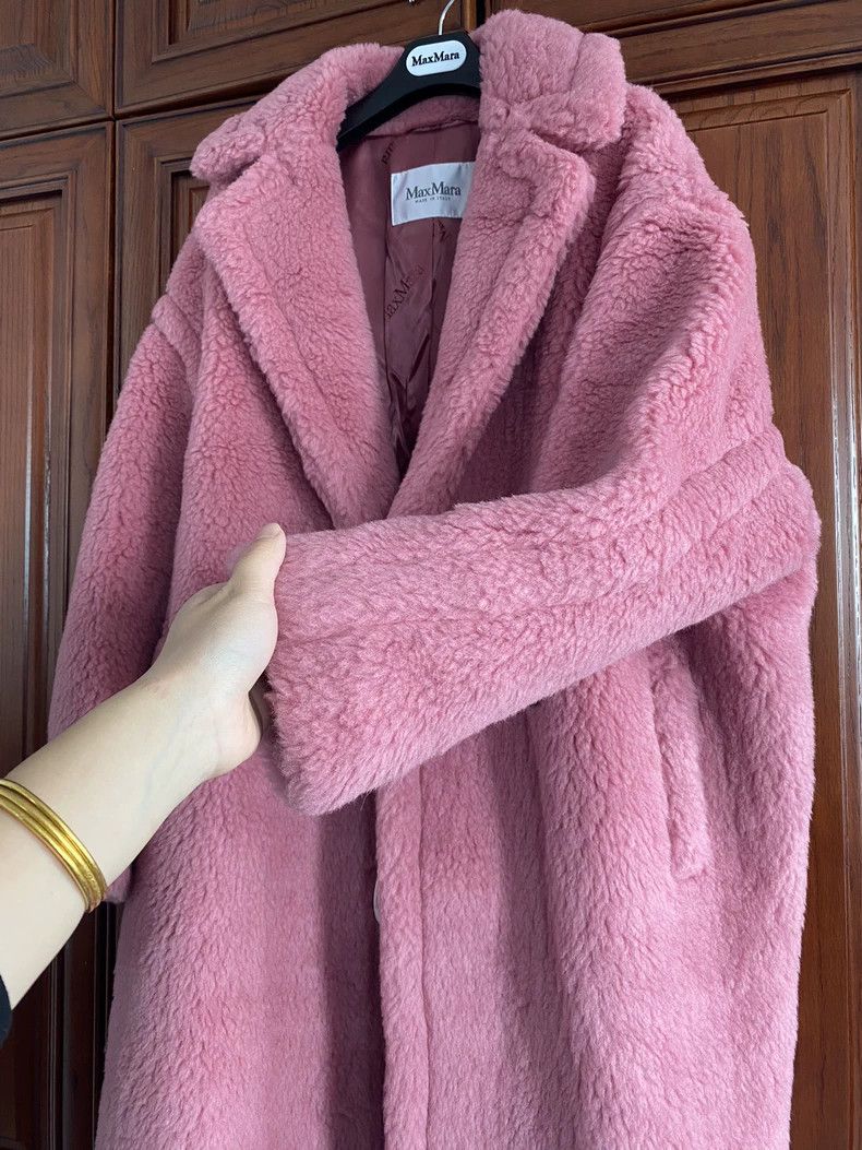 Max Mara Max Mara Pink Teddy bear coat, Size XS / US 0-2 / IT 36-38 - 8 Thumbnail
