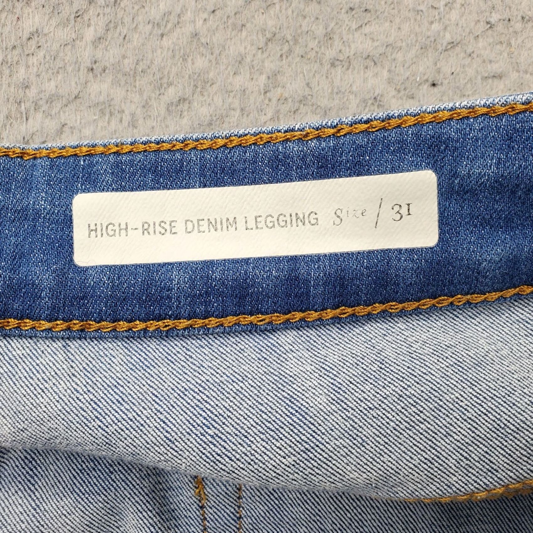 Vintage Pilcro Womens Jeans 31 Blue Denim Skinny High Rise 5-Pocket Stretch Regular Size 31 Womens Size 24" / US 00 / IT 34 - 7 Thumbnail