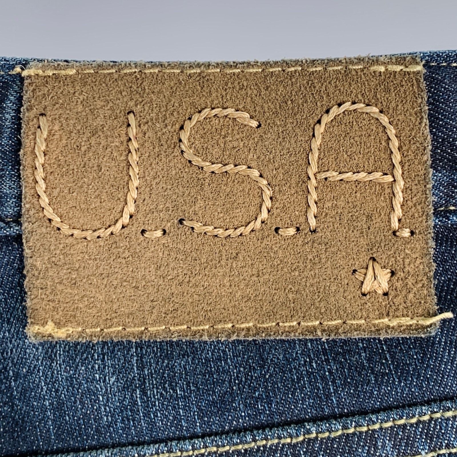 John Varvatos Size 32 Blue Distressed Cotton Blend Straight Jeans Size US 32 / EU 48 - 4 Thumbnail