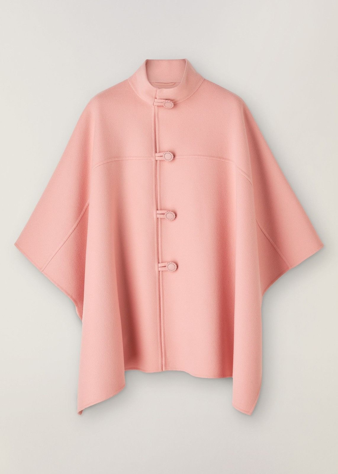 Loro Piana o1srvl11e0824 Size: OS / Agathe AF Cashmere Cape in Pink Size ONE SIZE - 1 Thumbnail
