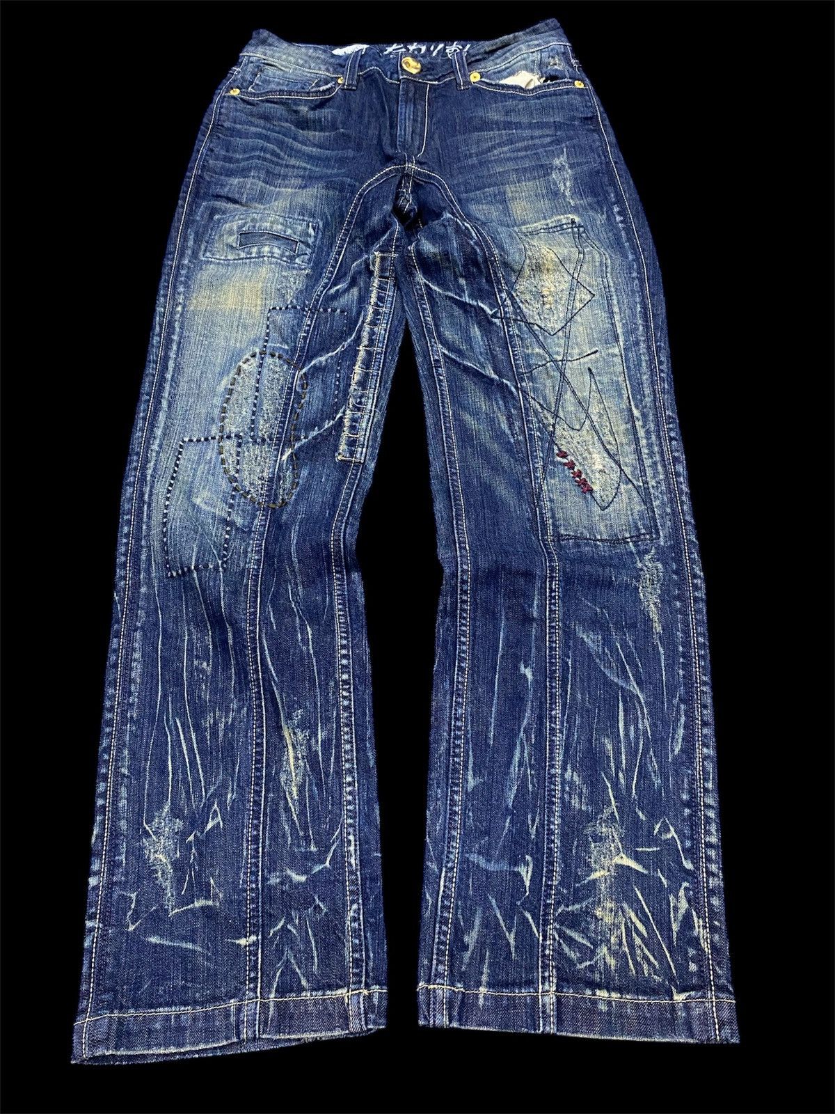 Japanese Brand Japanese brand bigtrain blue jeans selvegde Size US 30 / EU 46 - 1 Thumbnail