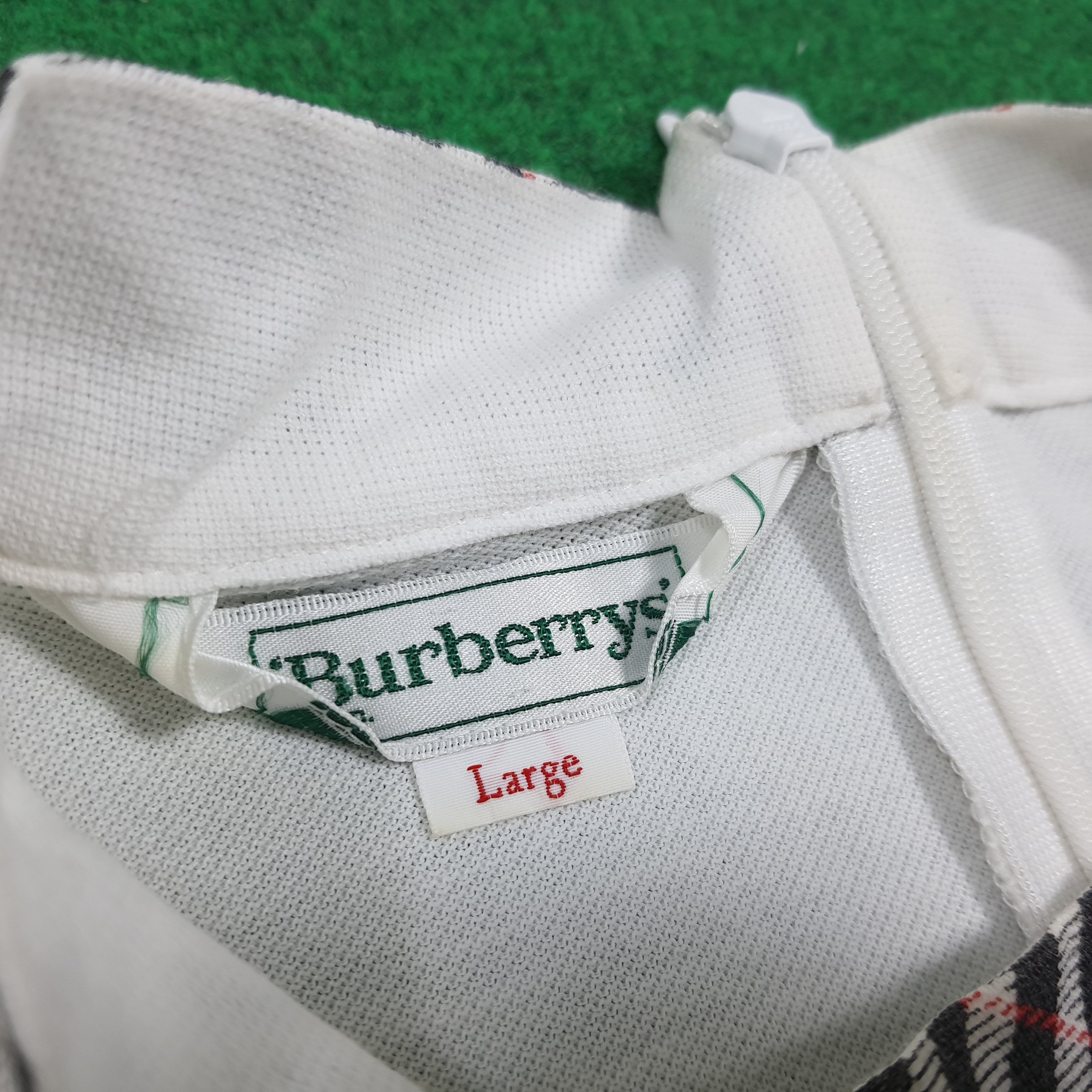 Burberry Vintage Burberrys' Nova Check Back Zipper Tshirt C285N4 Size M / US 6-8 / IT 42-44 - 6 Thumbnail
