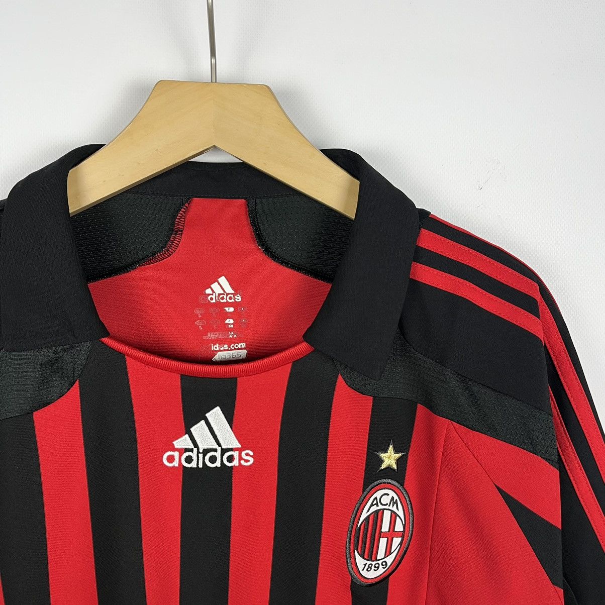 Adidas Vintage Adidas AC Milan BWIN Soccer Jersey Shirt 07/08 Size US L / EU 52-54 / 3 - 3 Thumbnail