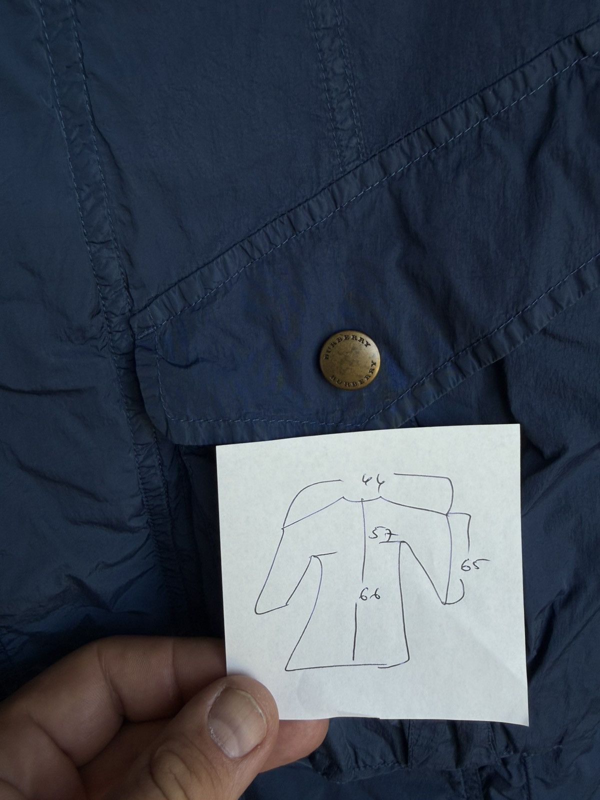 Burberry Burberry jacket Windbreaker Navy Multi-pocket men’s size 48 Size US M / EU 48-50 / 2 - 9 Thumbnail