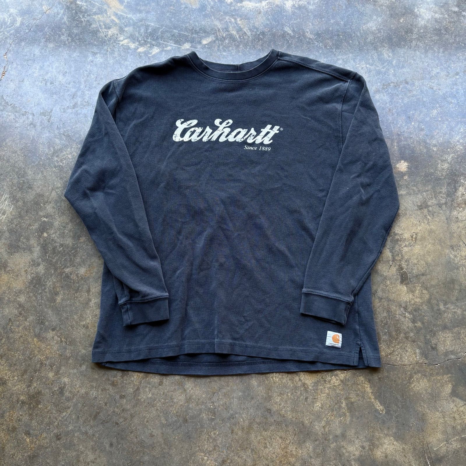 Carhartt Vintage Y2K Thick Carhartt Waffle Thermal Shirt Size US XL / EU 56 / 4 - 1 Thumbnail