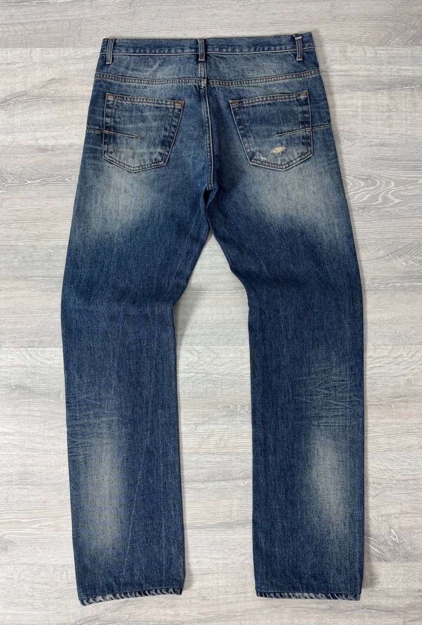 Dior Dior Hedi Slimane Distressed Denim Pants Size US 31 - 2 Thumbnail