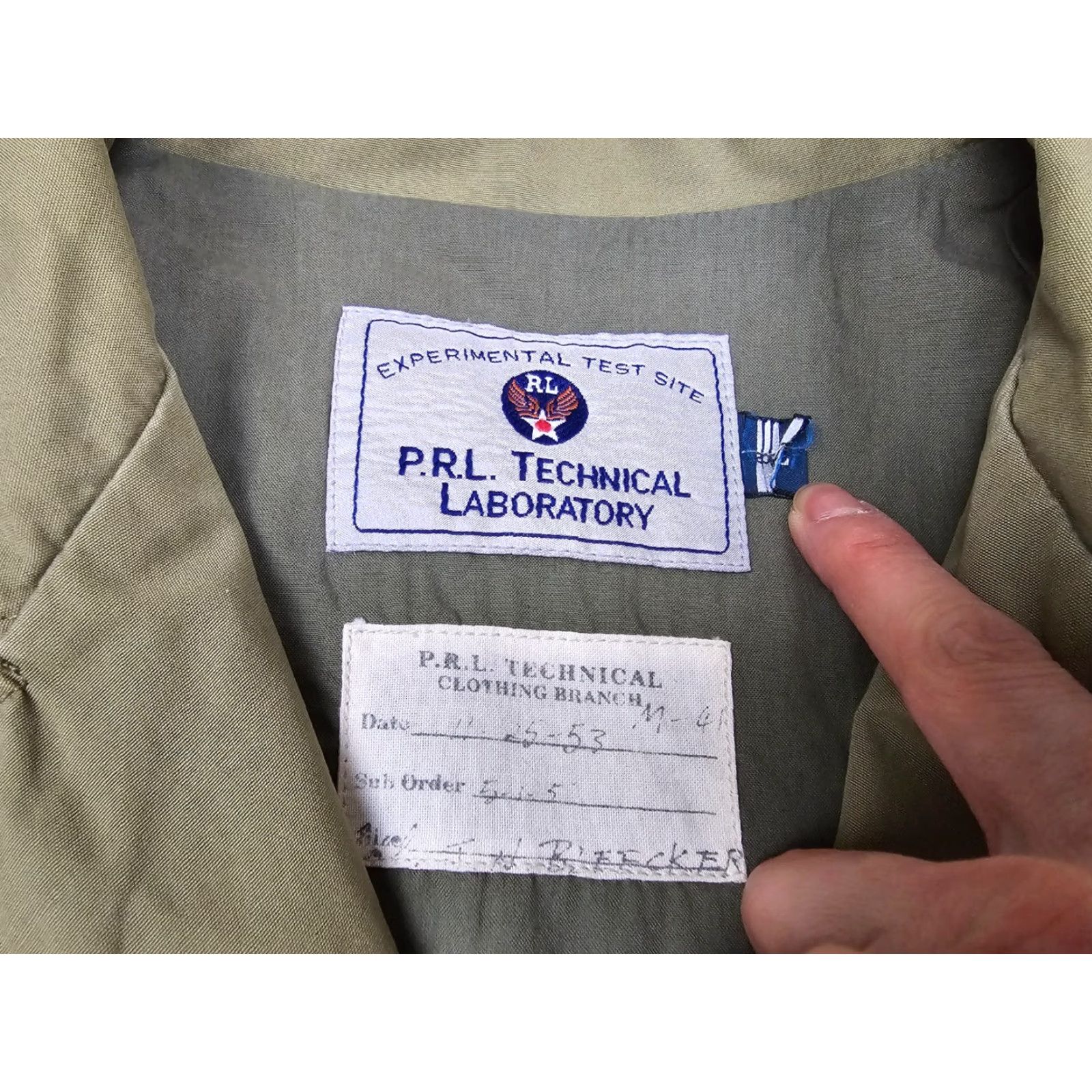 Ralph Lauren Ralph Lauren Polo US Army M-41 Patch Stancil Field Jacket Large Mens Shirt Green Cotton Military Jacket Size US L / EU 52-54 / 3 - 7 Thumbnail