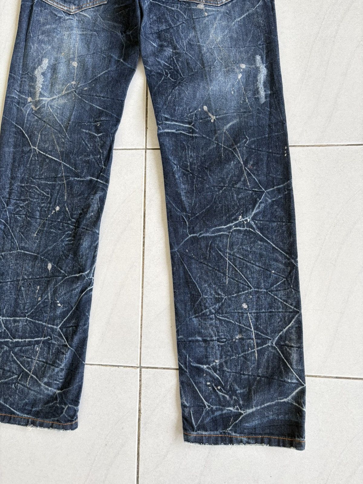 Japanese Brand Japanese International World Double Waist Jeans Size US 31 - 16 Thumbnail