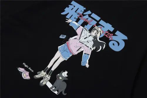 Other Anime print men's street fashion loose tee Size US L / EU 52-54 / 3 - 5 Thumbnail