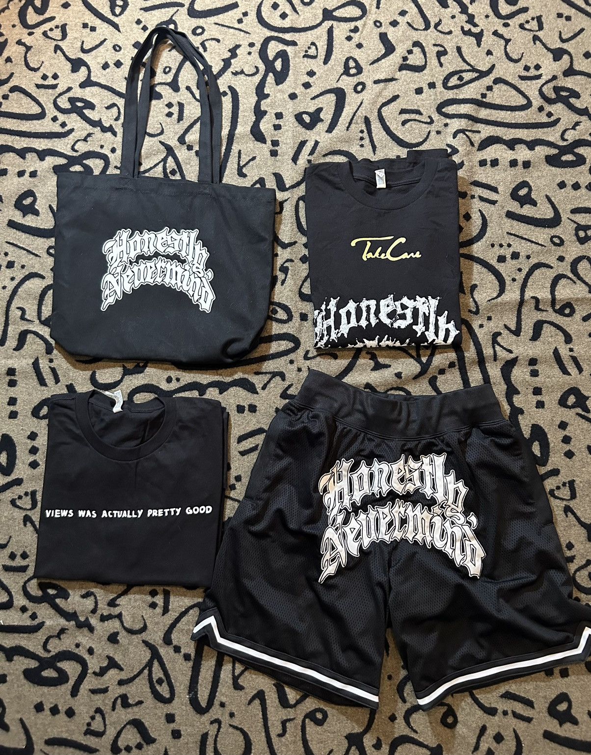 Drake Unreleased F&F Take Care/Honestly Nevermind Tshirt Size US M / EU 48-50 / 2 - 10 Thumbnail