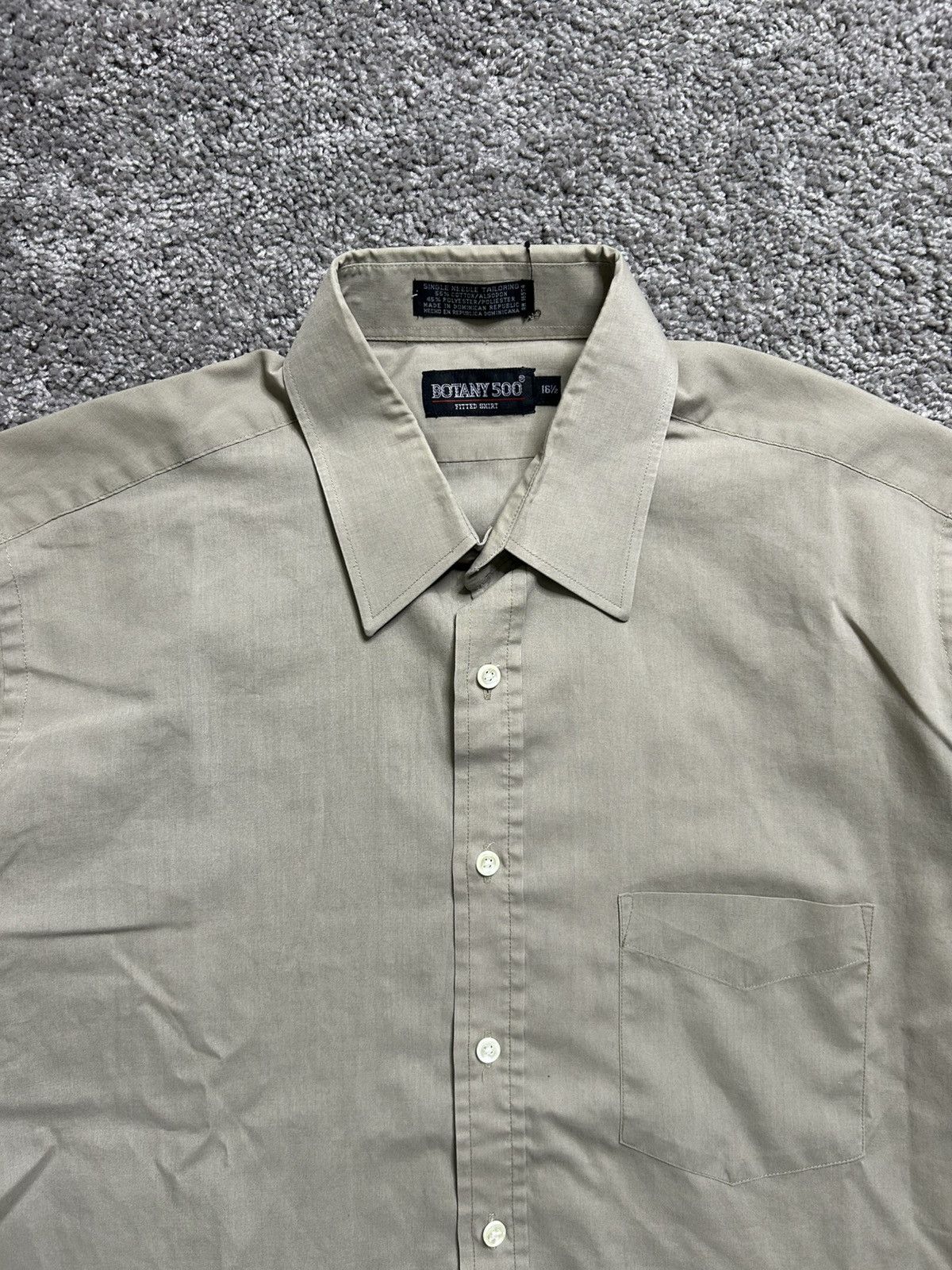 Botany 500 Vintage 70s Botany 500 Short Sleeve Button Up Single Needle Size US L / EU 52-54 / 3 - 2 Thumbnail