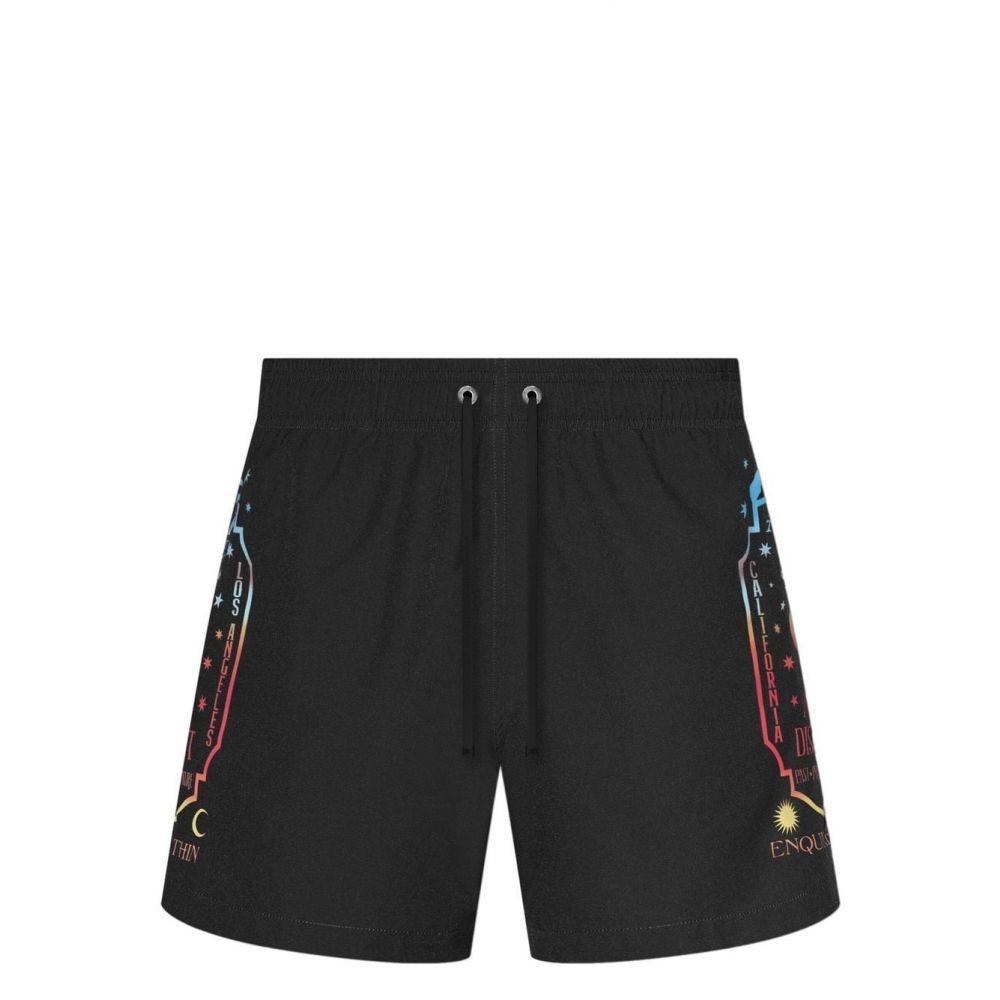 Amiri o1gr1nt0525 Fortune Swim Trunks in Black Size US 34 / EU 50 - 1 Thumbnail