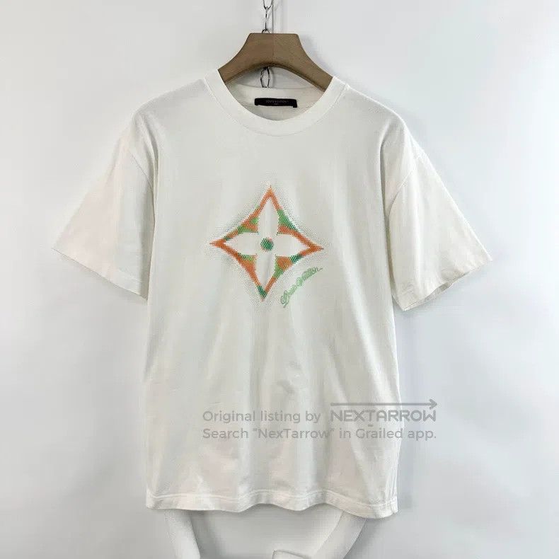Louis Vuitton Louis Vuitton 25ss men's four-leaf clover rhinestone logo Size US M / EU 48-50 / 2 - 1 Thumbnail
