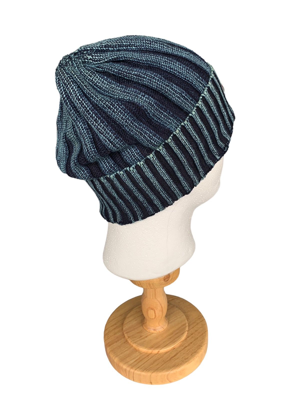 Japanese Brand × Kapital × Vintage Japanese Welkem Blue Indigo Beanie Hats Size ONE SIZE - 11 Thumbnail