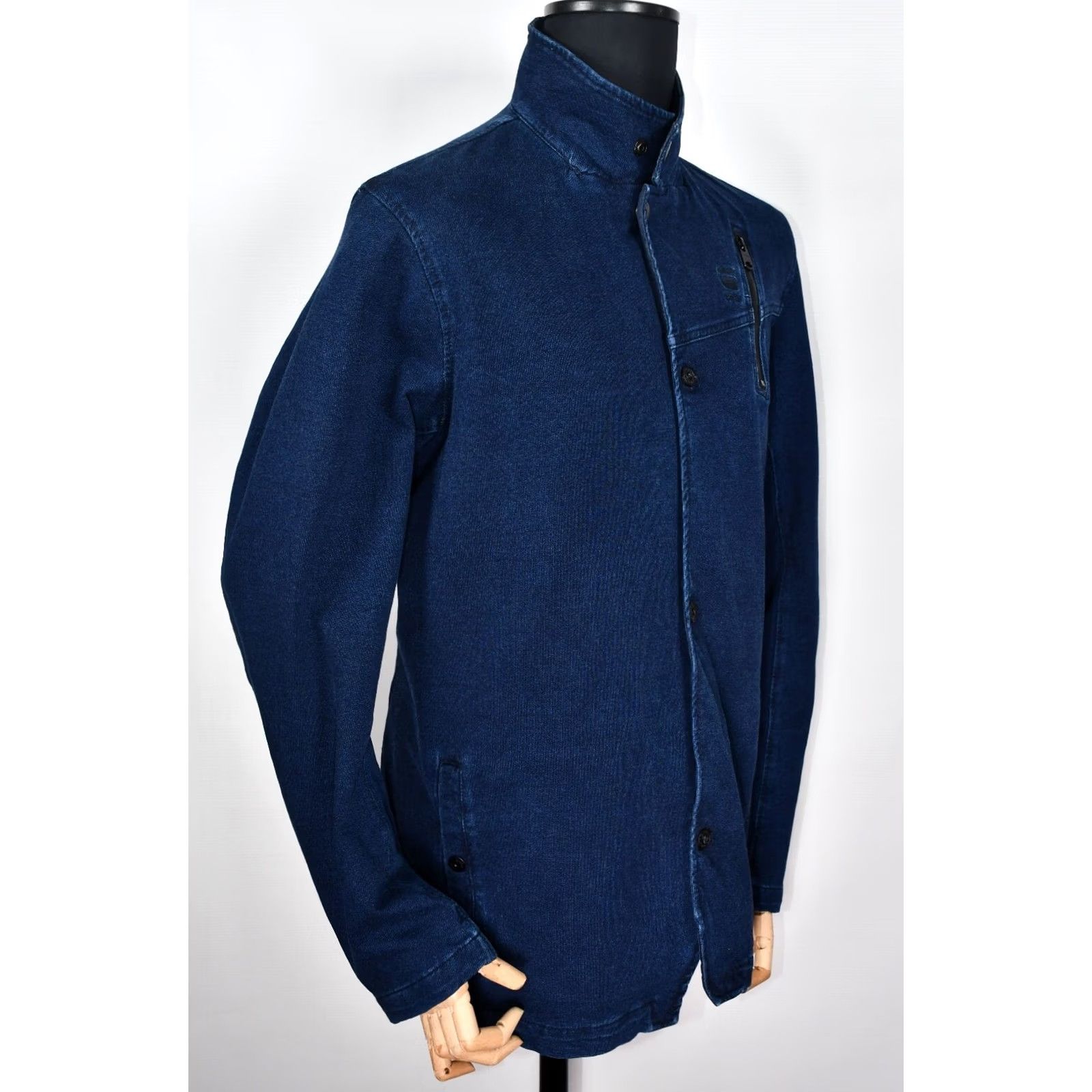 G-Star G-STAR Denim Jacket Mens XL OverShirt Vest Jacket Denim Blue 96% Cotton 4% Elastane Long Sleeve Zip Casual Vintage No 85301D 5850 89 Size US XL / EU 56 / 4 - 5 Thumbnail