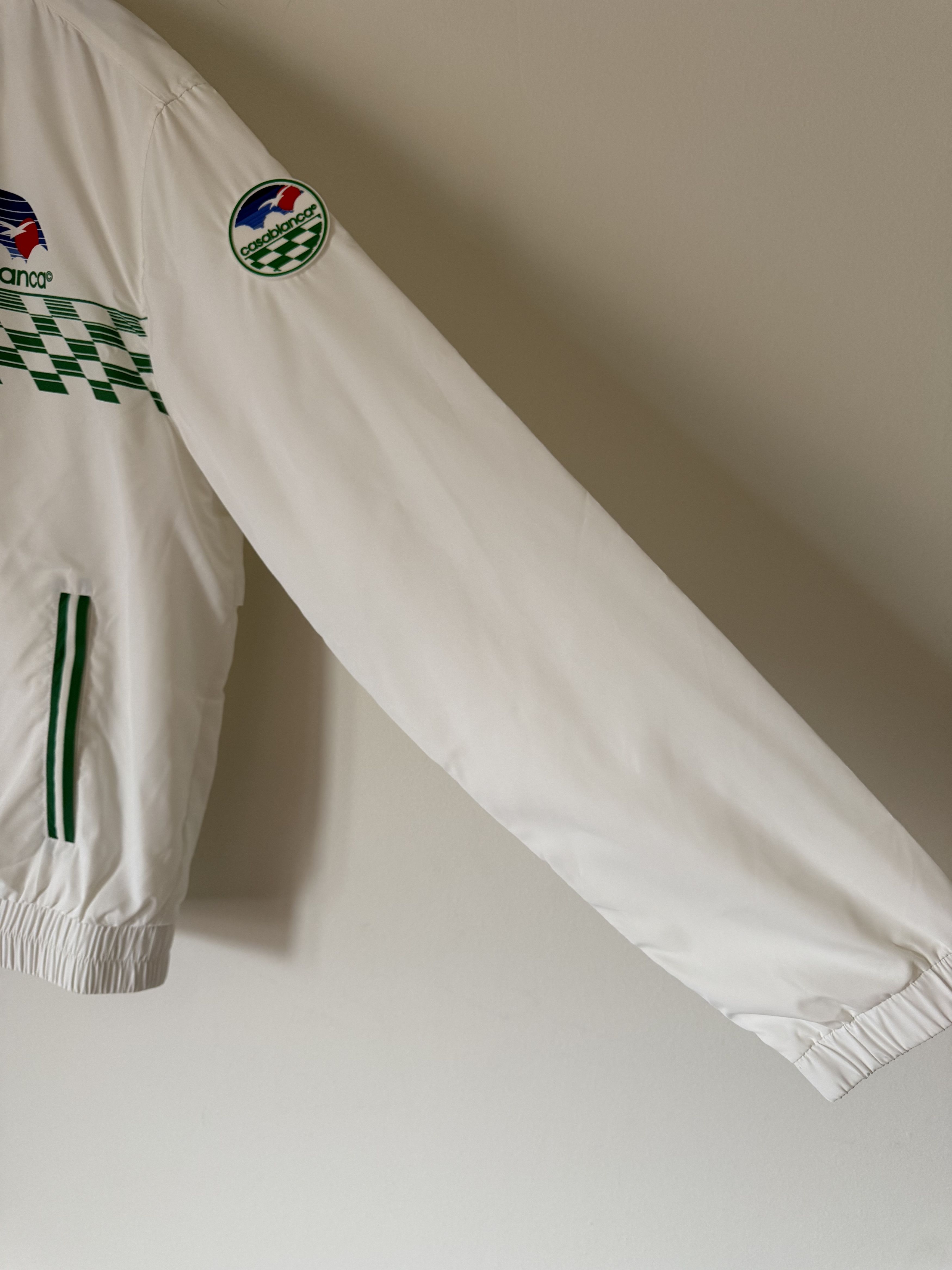 Casablanca Casablanca Tennis Horizon Shell Track Jacket in White Size US L / EU 52-54 / 3 - 5 Thumbnail