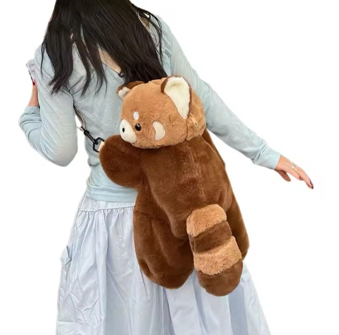Japanese Brand Red panda plush backpack/side bag Size ONE SIZE - 4 Thumbnail