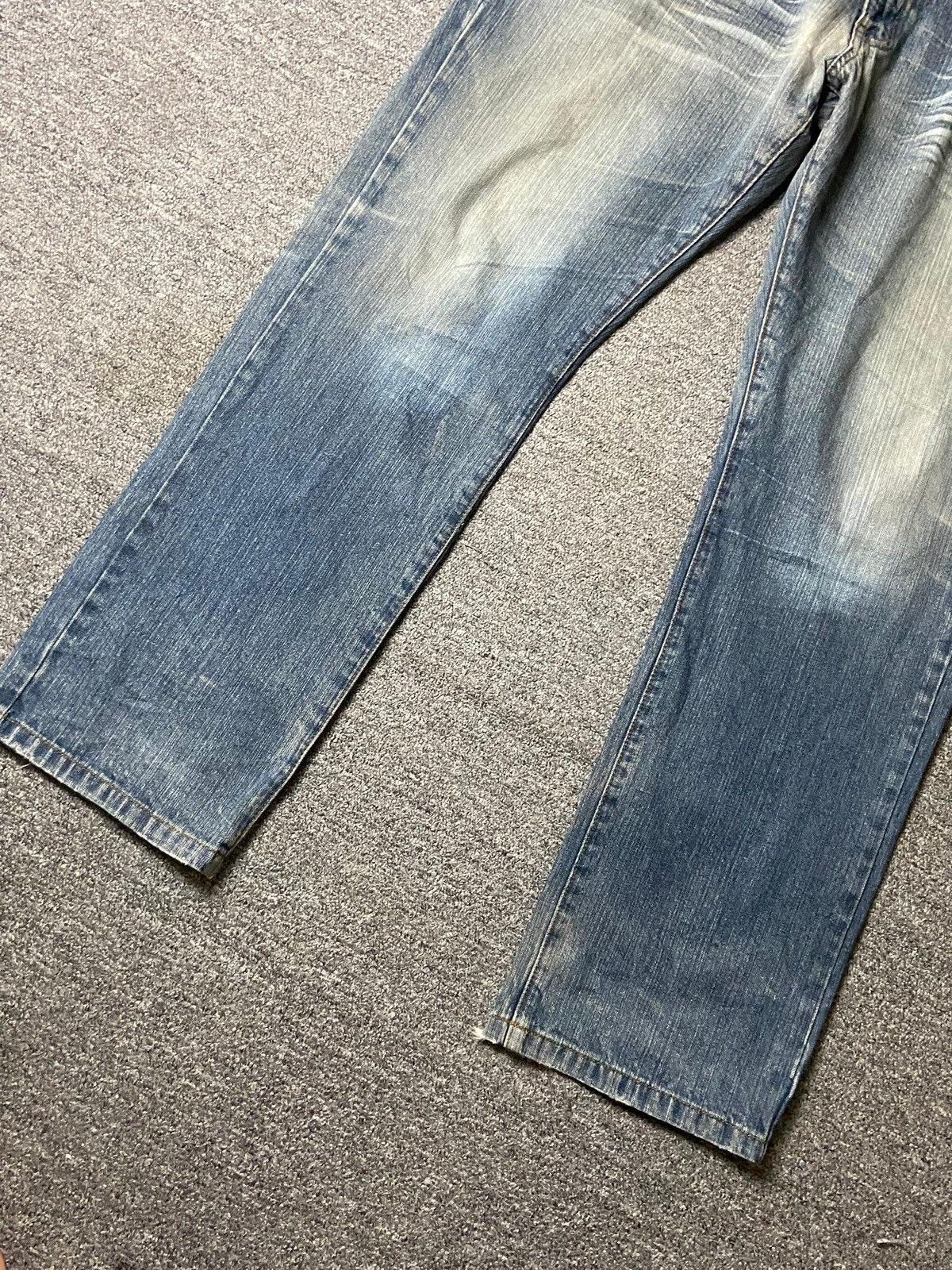 Japanese Brand Amore Puro American Distressed Denim Jeans (142) Size US 40 / EU 56 - 7 Thumbnail